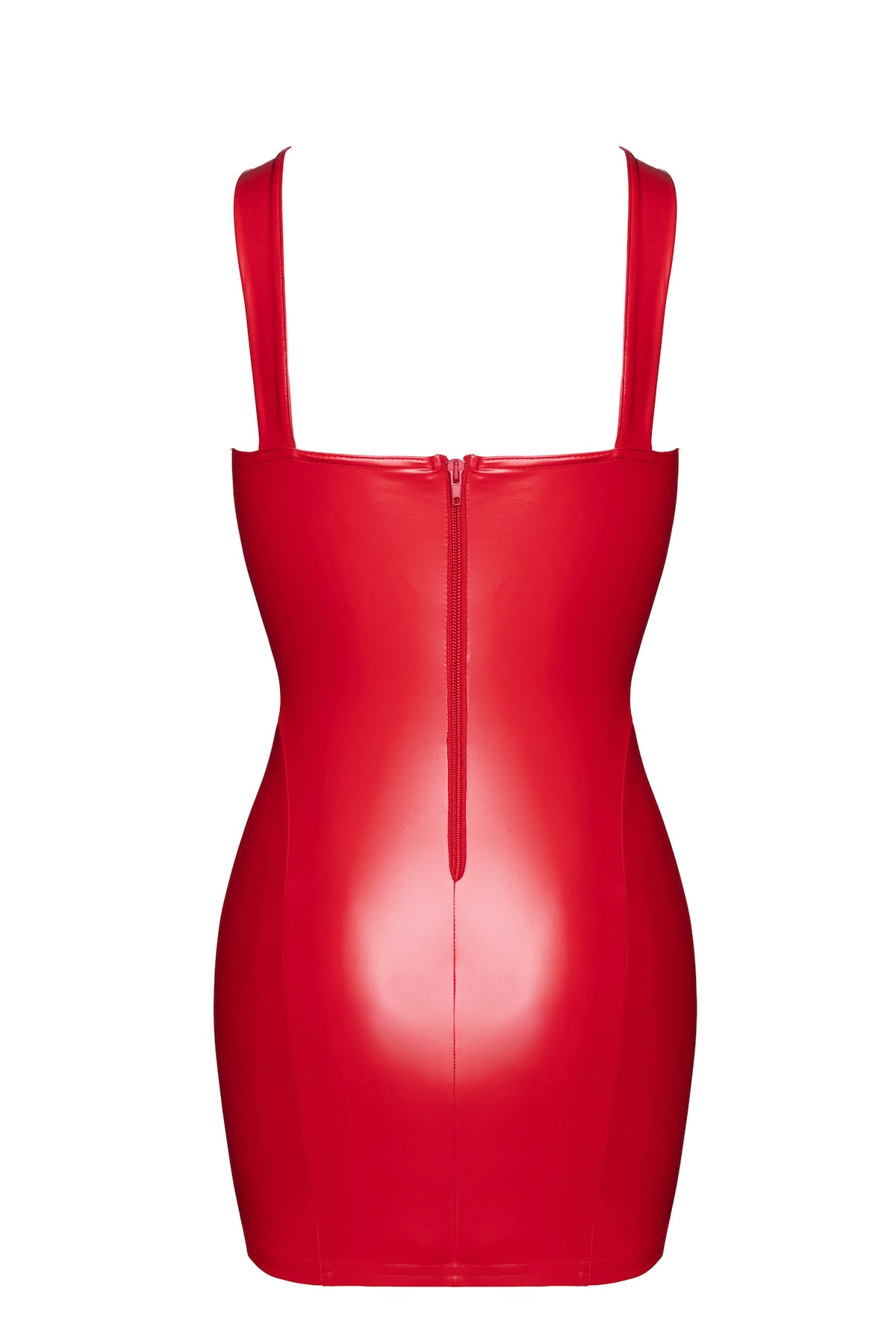 F364 rotes Bombshell Minikleid mit Schnürung - 3XL