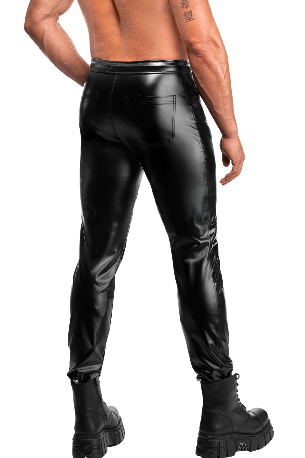 schwarze Herrenhose Rogue H087 - 3XL-3