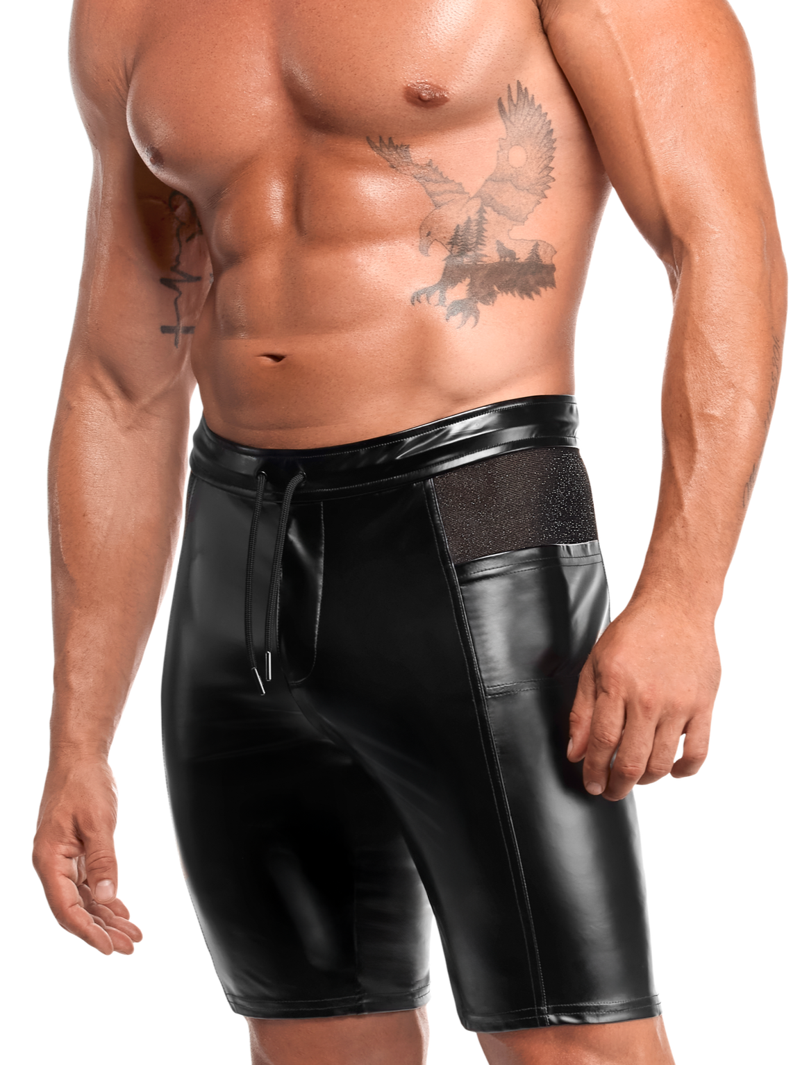 schwarze Shorts Onyx Hybrid H089 - 3XL-7