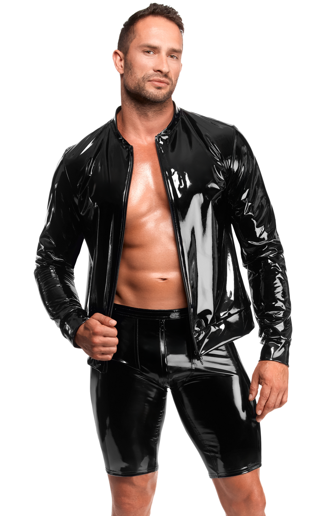 Herren Lack Jacke H092 - 3XL-6