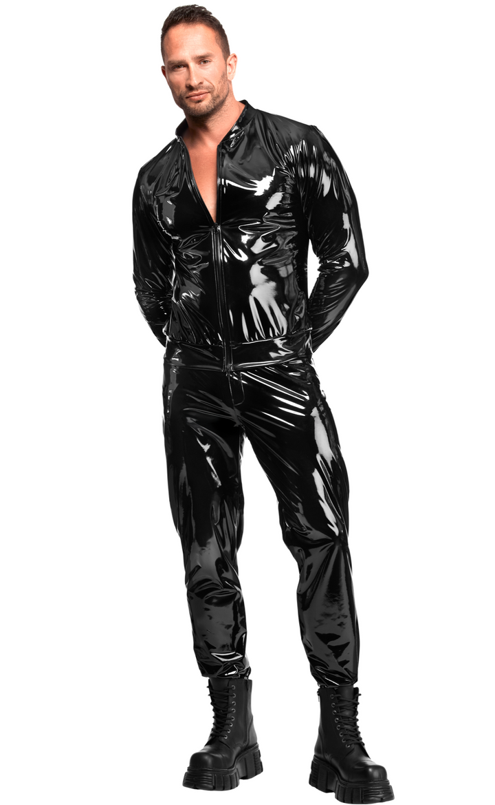 schwarze Lack Hose Voltage H093 - 3XL-8