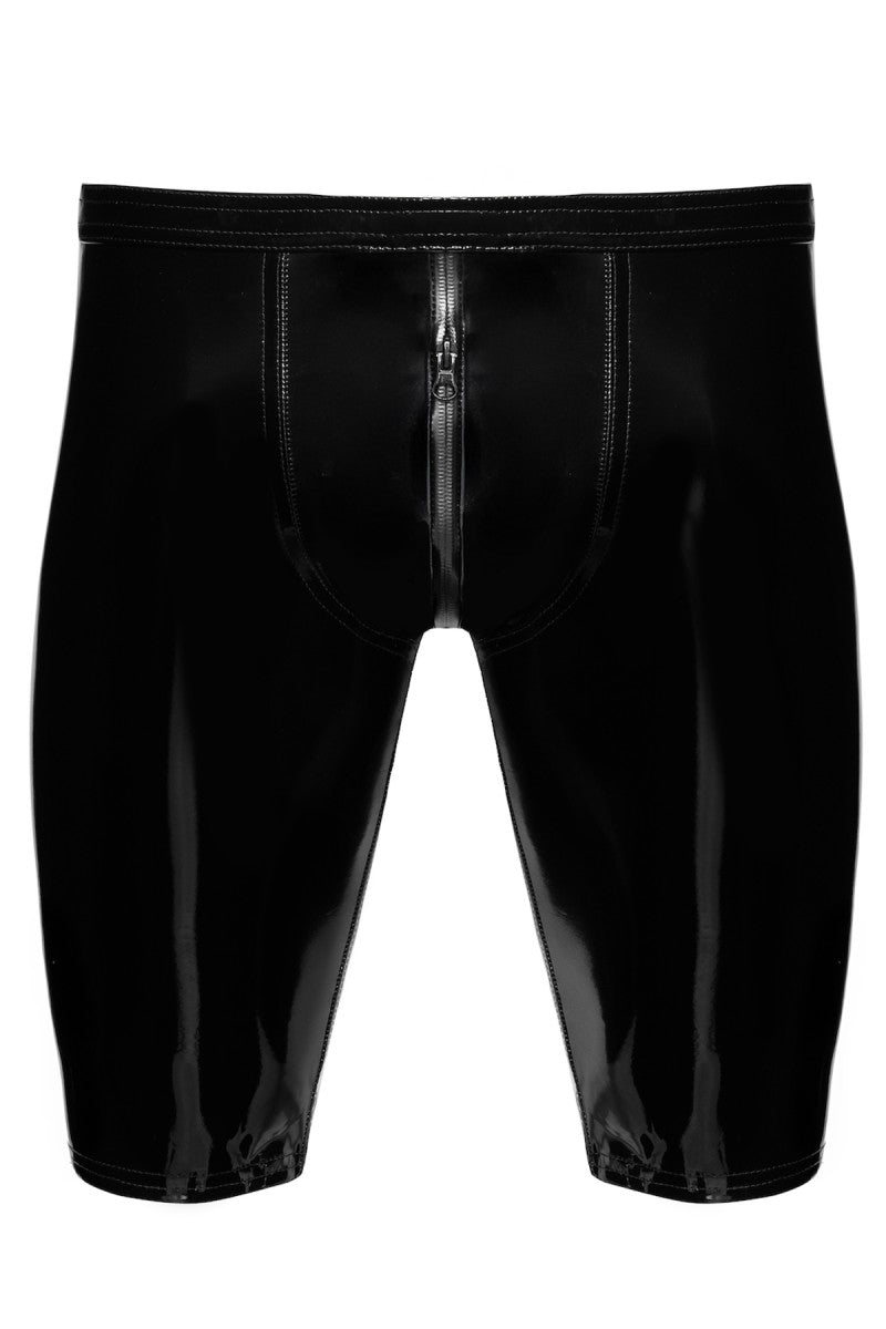 schwarze Lack Shorts Voltage H094 - 3XL-0
