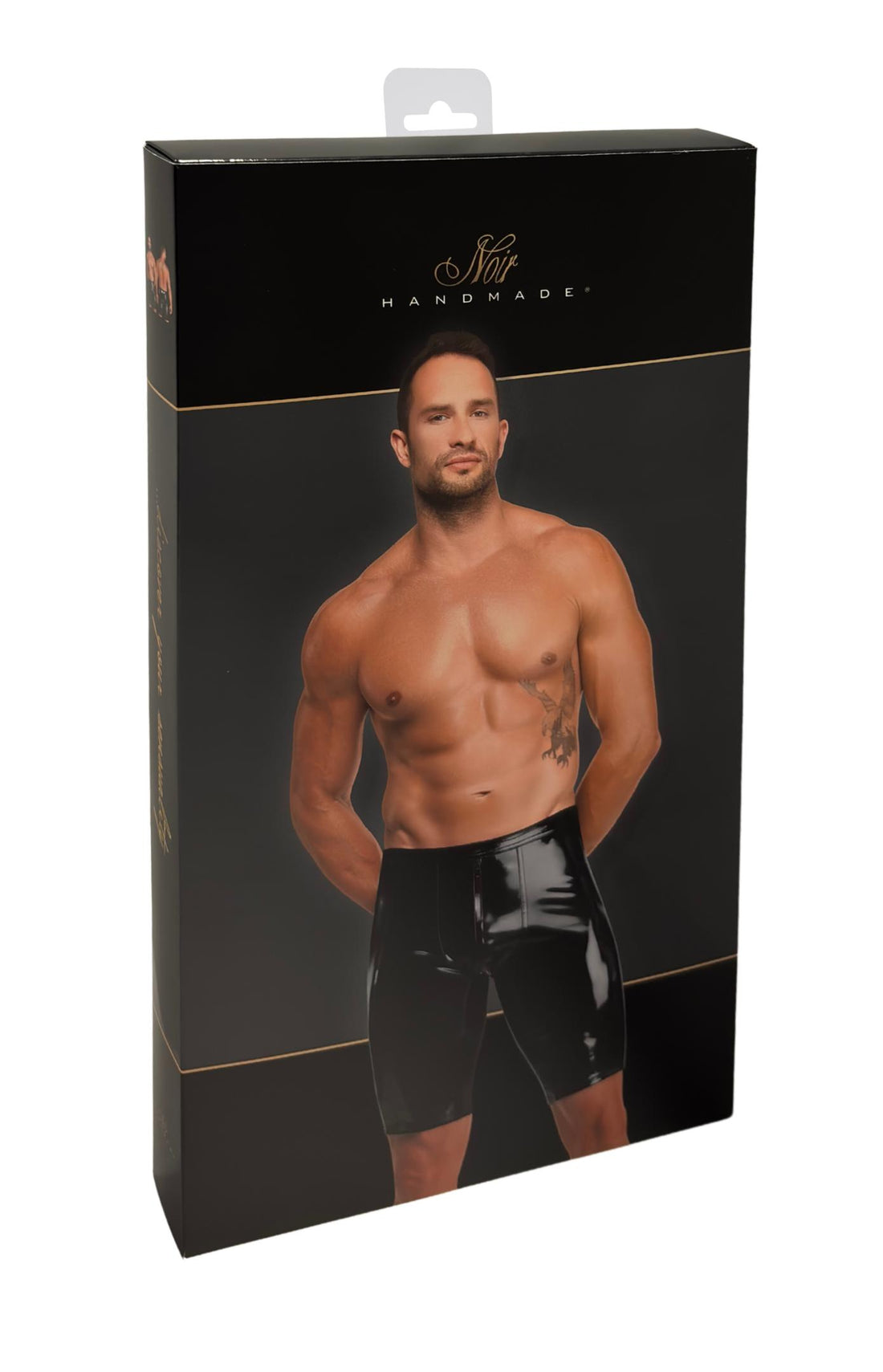 schwarze Lack Shorts Voltage H094 - 3XL-7