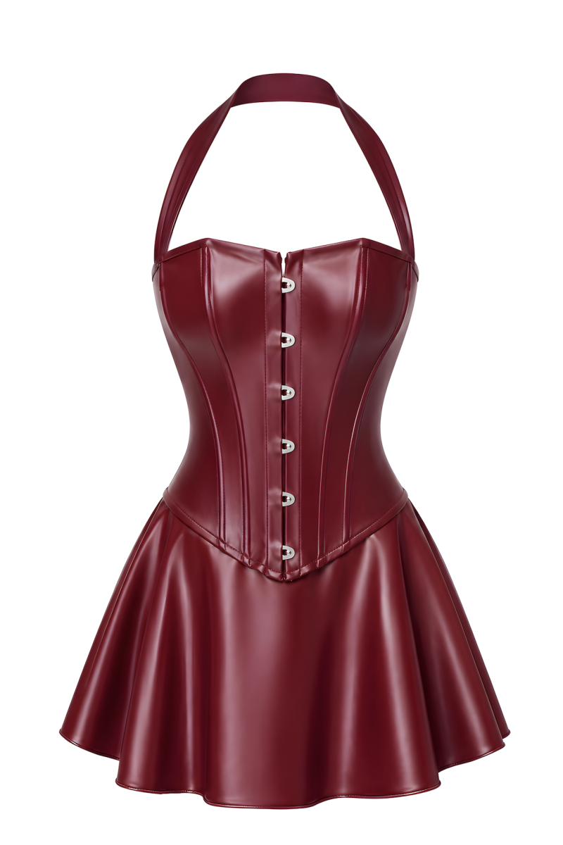 F397 Dark Romance Korsett-Minikleid - 3XL