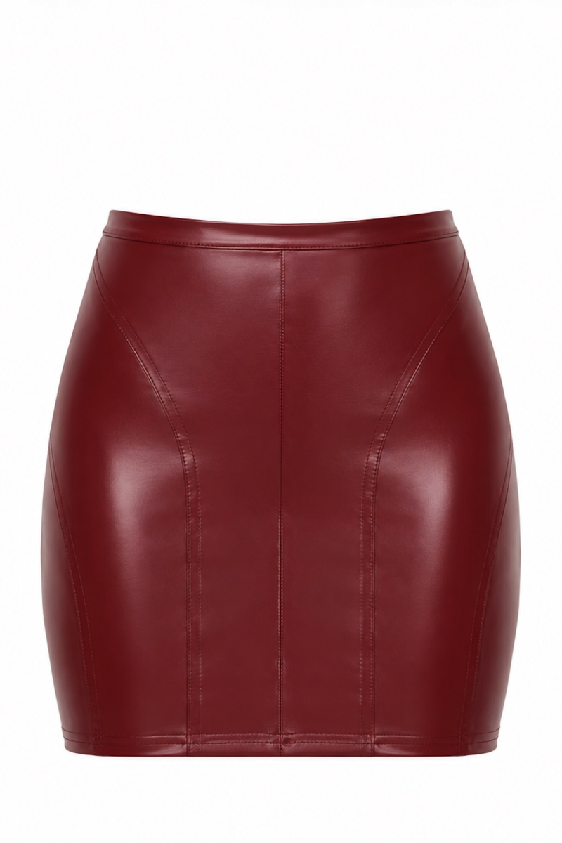 F399 Bordeaux Affair Minirock - 3XL