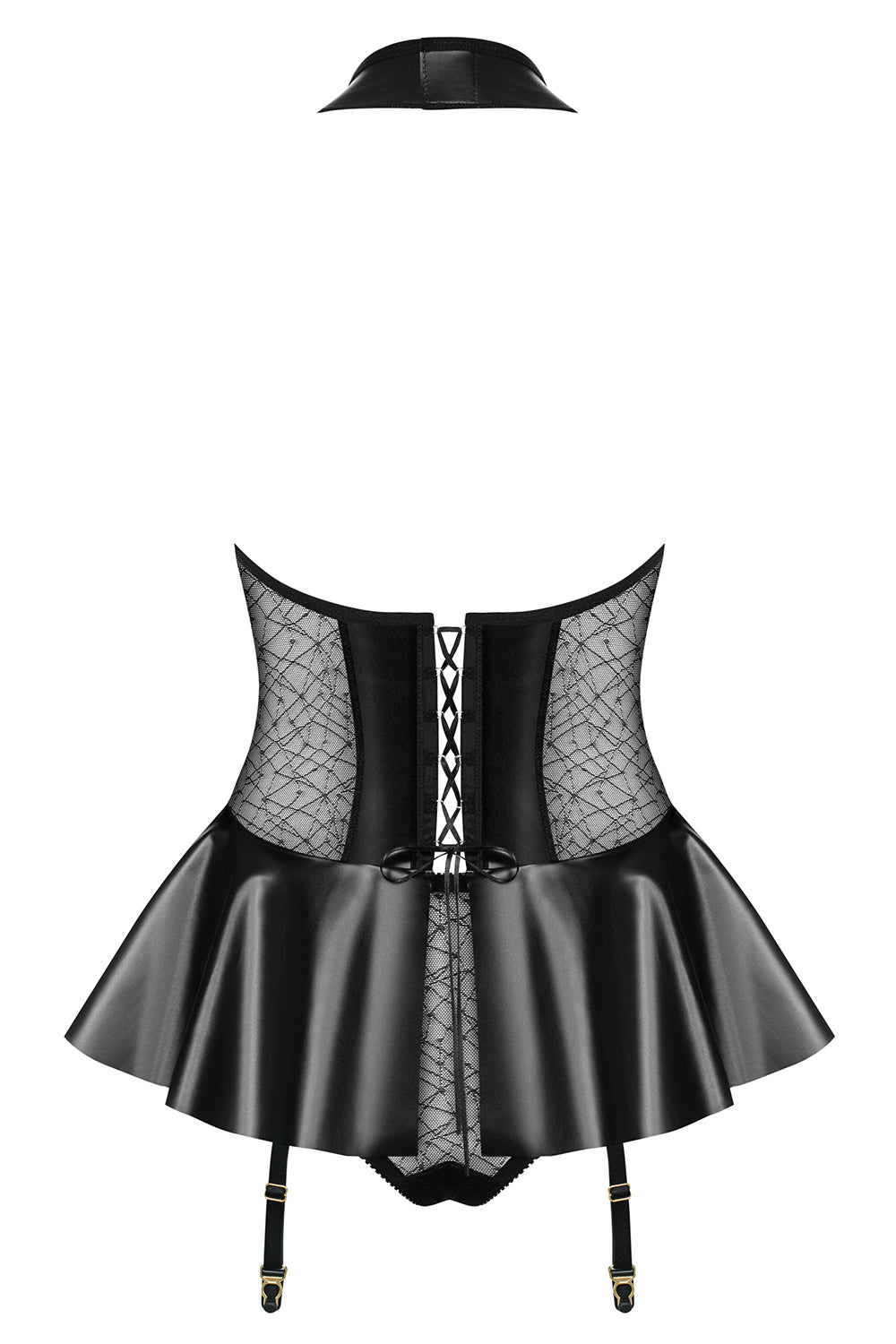 859-COR-1 Corsage schwarz - L/XL-1