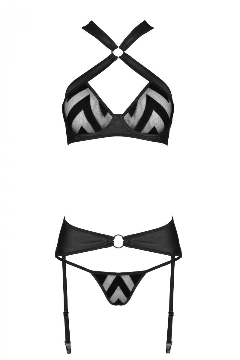 schwarzes 3-teilges Set PA596210 - 2XL/3XL-6