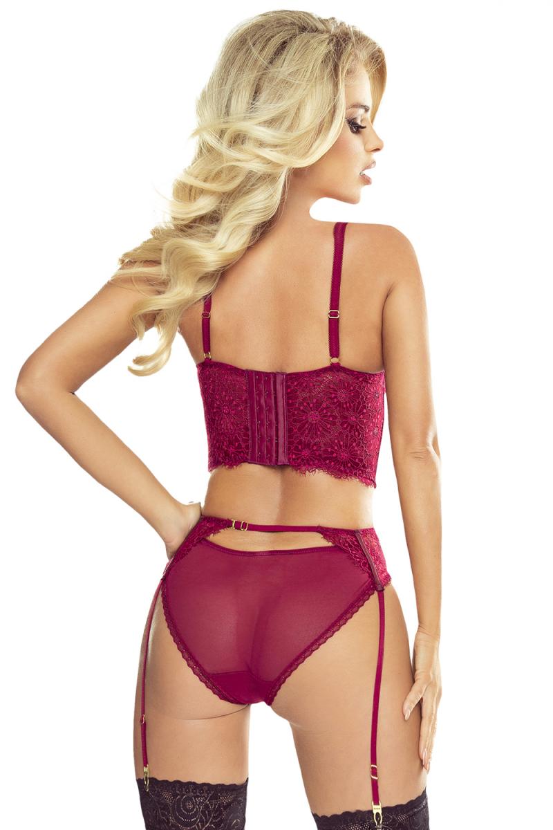 rotes Passion Glamour Set PR1566 - S/M-1