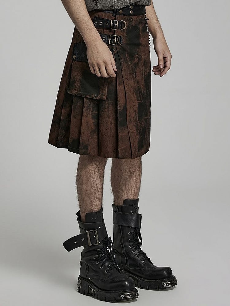 Seitenpartie mit plissierten Falten