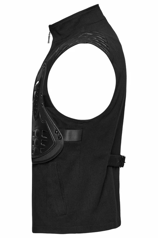 Kombination der Weste im Industrial- und Gothic-Look