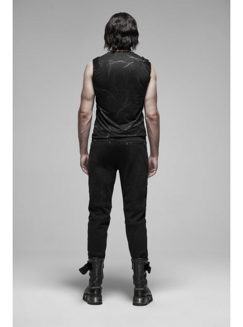 Rückansicht der Slayer Hose mit Zipper-Gesäßtaschen