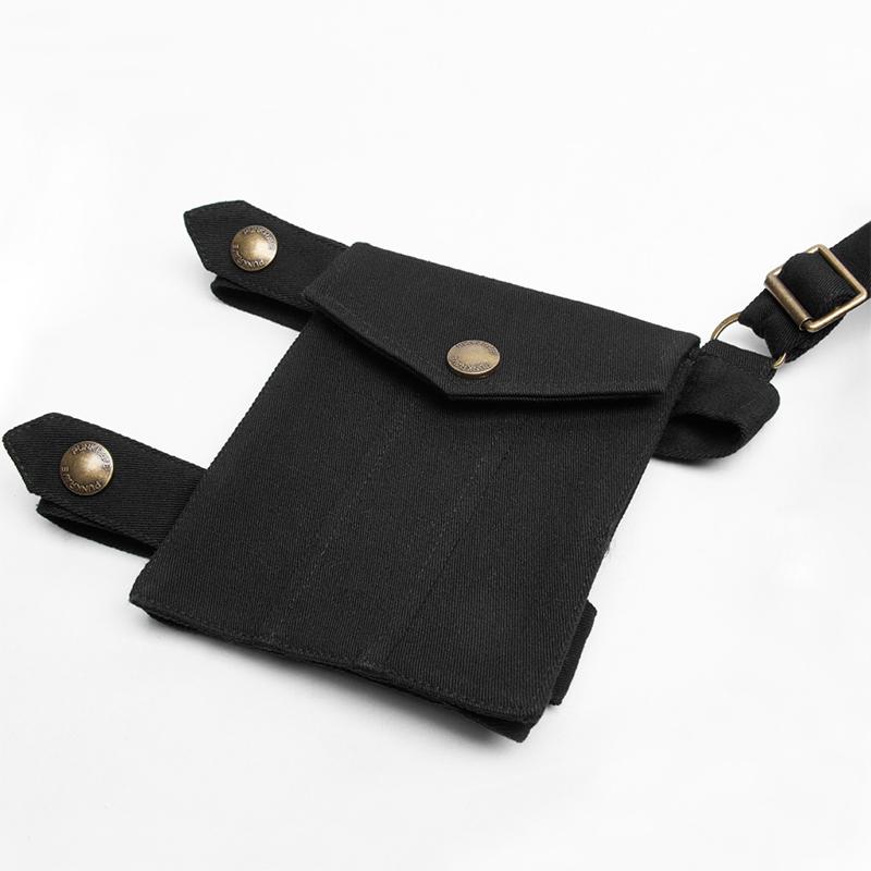 Steampunk Shorts mit High Waist Schnitt und Volants