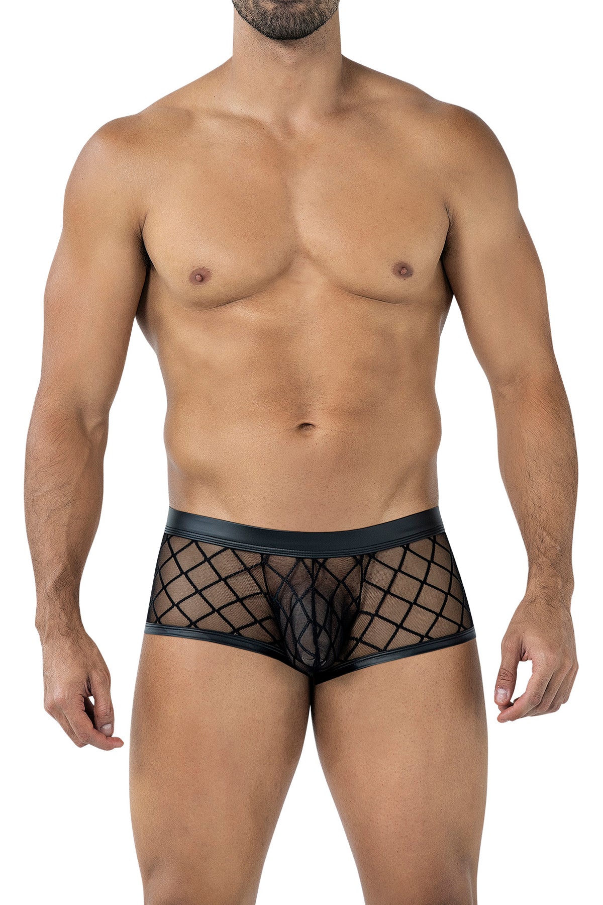 schwarzer Trunk Shorts mit Netz RAV110 - XL