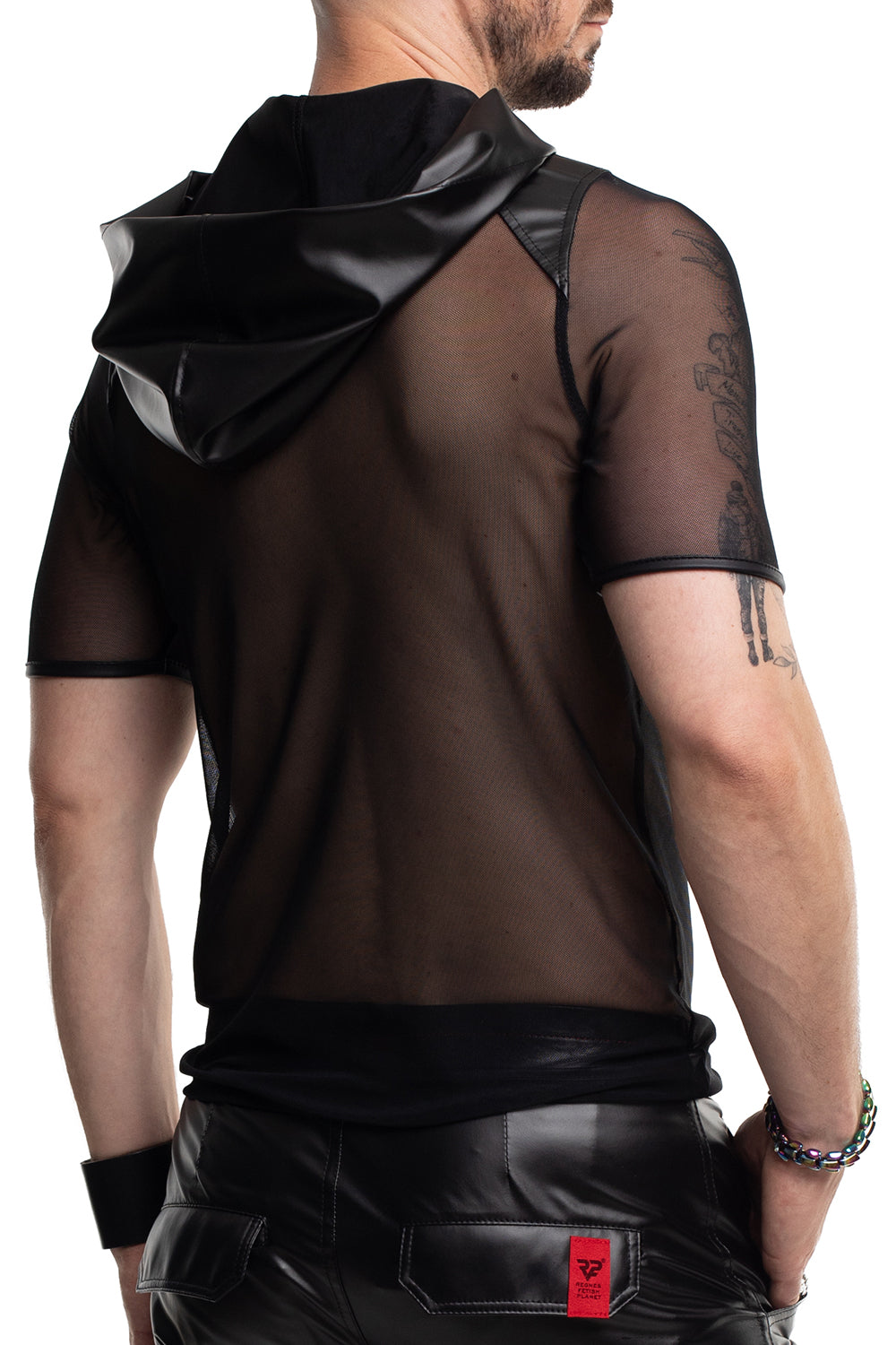 Herren Kaputzen T-Shirt RMTito001 schwarz - 2XL-3