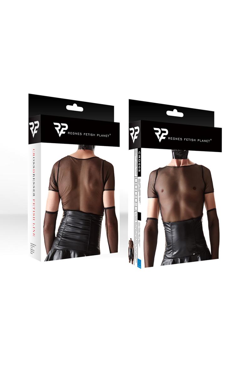 T-Shirt CRD008 schwarz Crossdresser - L-5