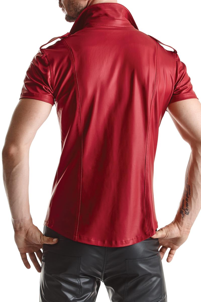 Herren Hemd RMCarlo001 rot - 8XL-3