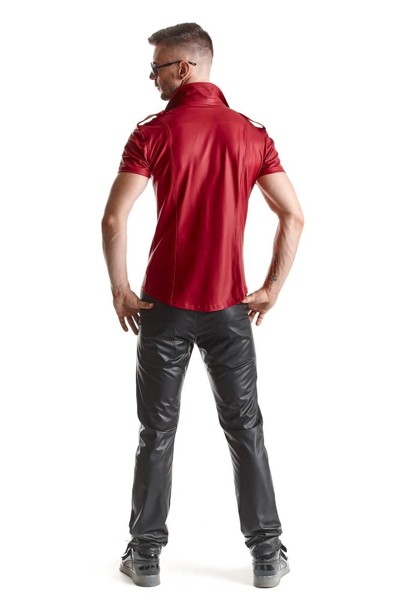 Herren Hemd RMCarlo001 rot - 8XL-5