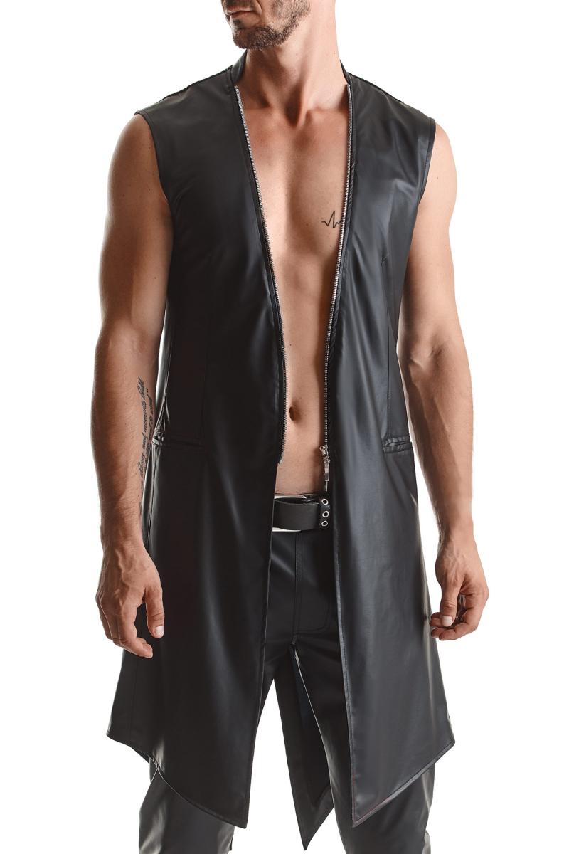 halblanger Herren Mantel RMMarco001 schwarz - XXL-2