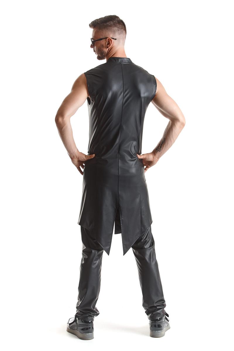 halblanger Herren Mantel RMMarco001 schwarz - XXL-7