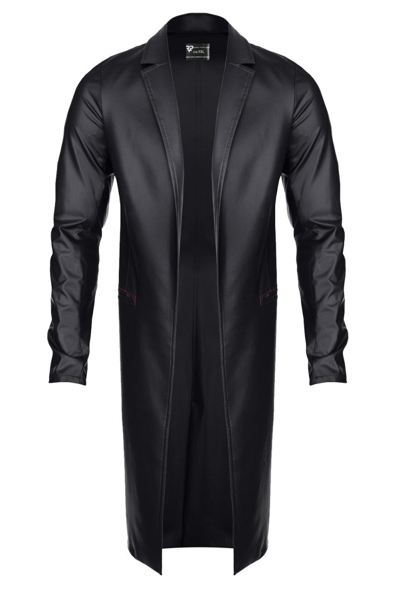 Herren Mantel RMSergio001 schwarz - 5XL-0