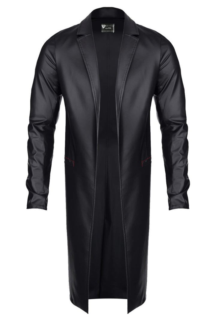 Herren Mantel RMSergio001 schwarz - 5XL-0