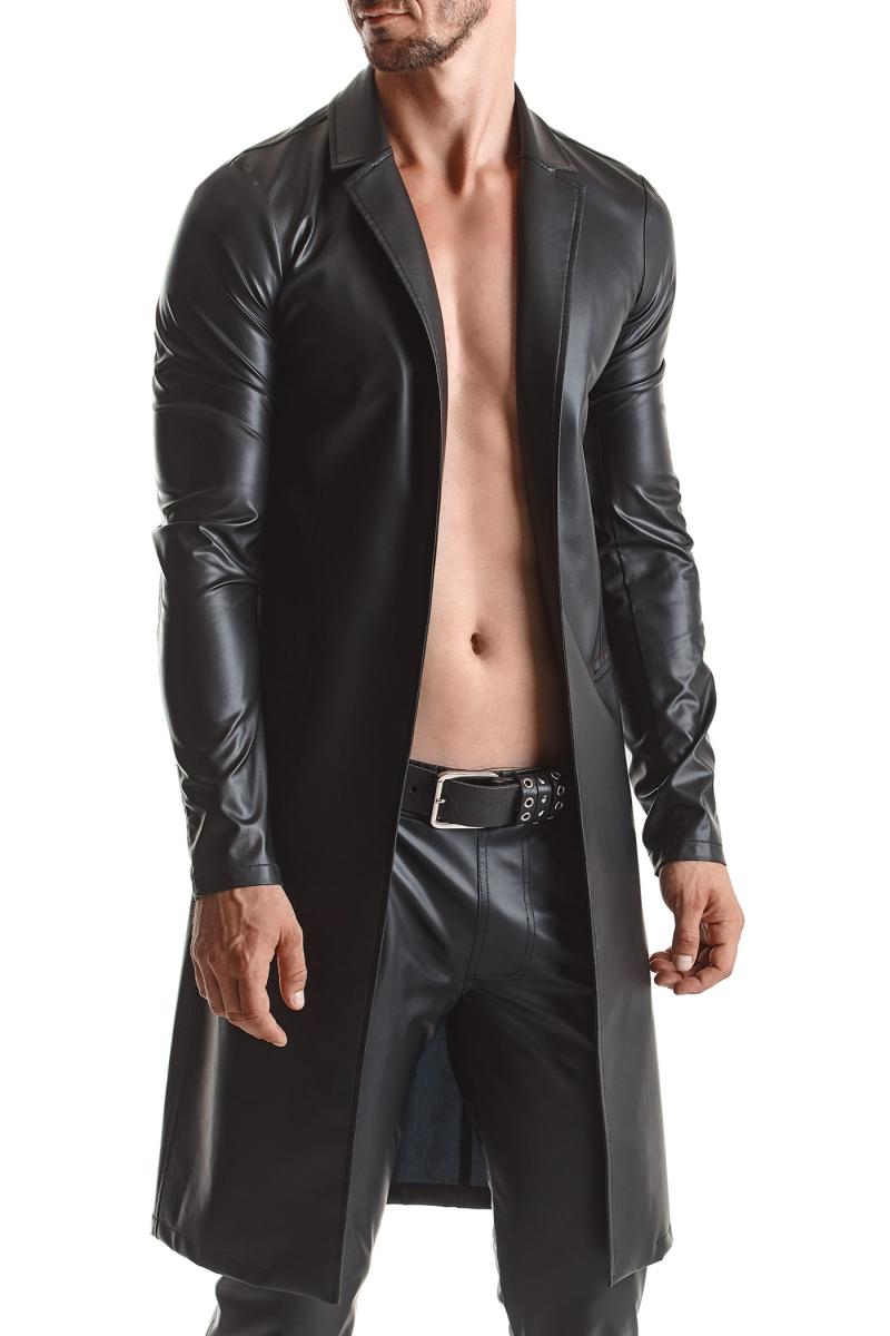 Herren Mantel RMSergio001 schwarz - 5XL-5