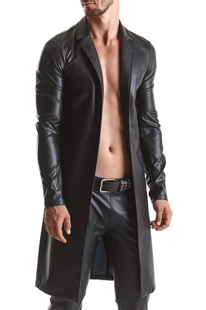 Herren Mantel RMSergio001 schwarz - 5XL-5