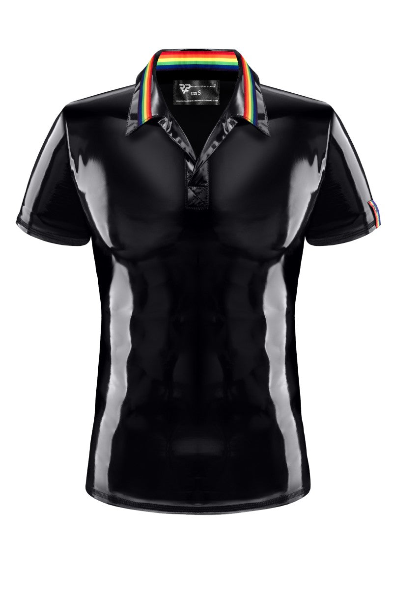 PVC Polo Shirt RMRaffaeleRBW schwarz - 2XL-0