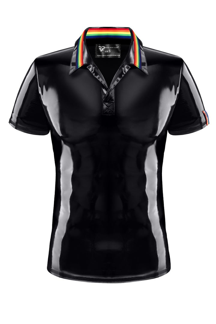 PVC Polo Shirt RMRaffaeleRBW schwarz - 2XL-0