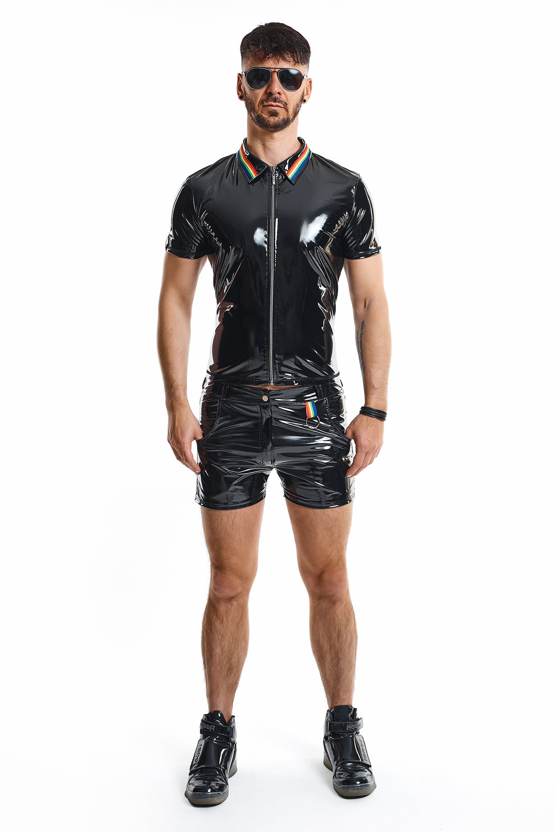 PVC Herren Polo Shirt RMRemigioRBW schwarz - 2XL-2