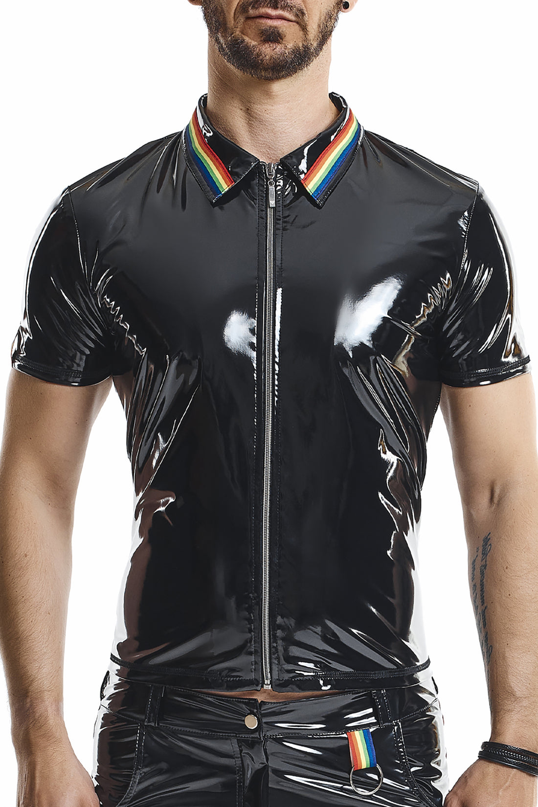 PVC Herren Polo Shirt RMRemigioRBW schwarz - 2XL-4