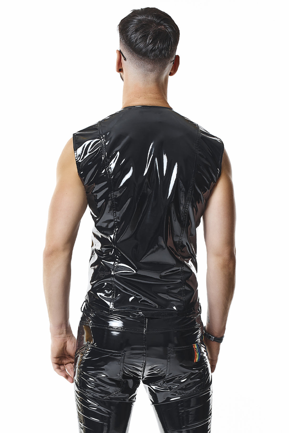 PVC Herren Weste RMTaddeoRBW schwarz - 2XL-8