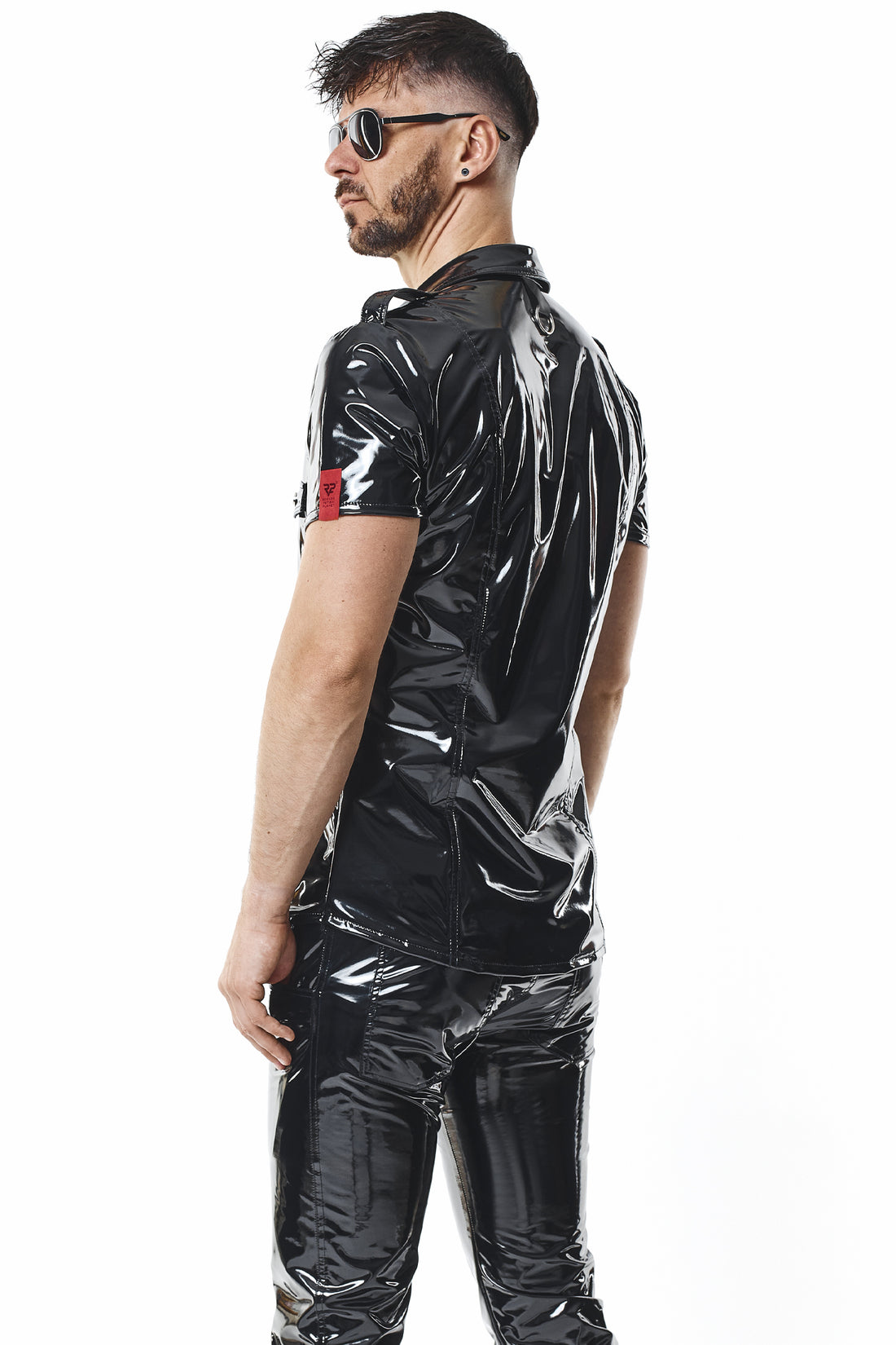 PVC Herren T-Shirt RMLeonardoPVC schwarz - 2XL-5