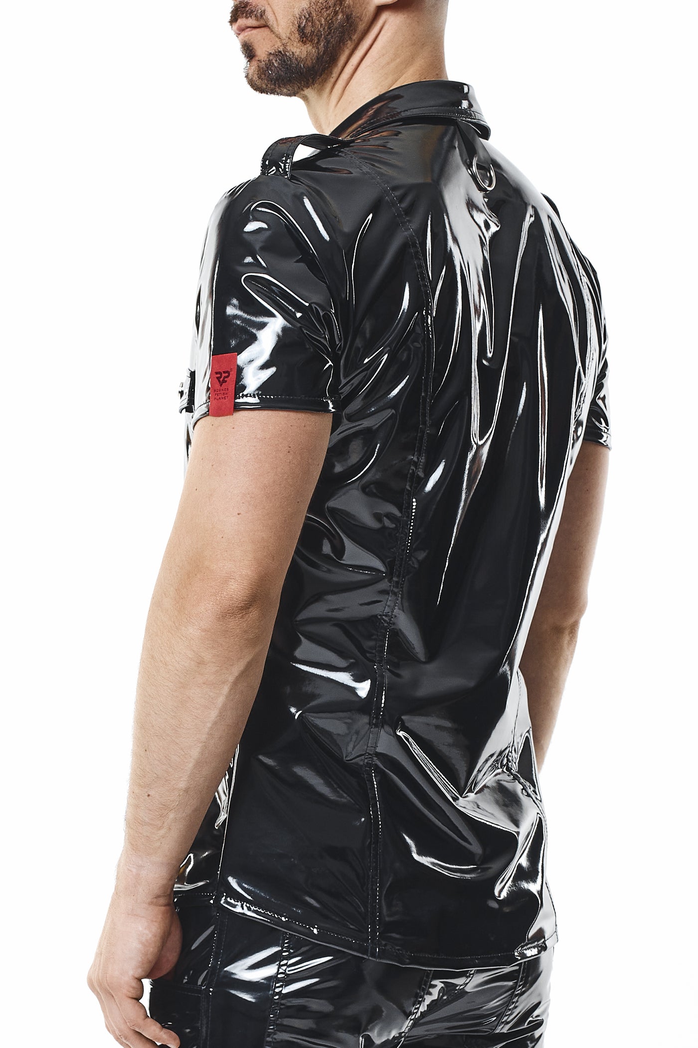 PVC Herren T-Shirt RMLeonardoPVC schwarz - 2XL-7