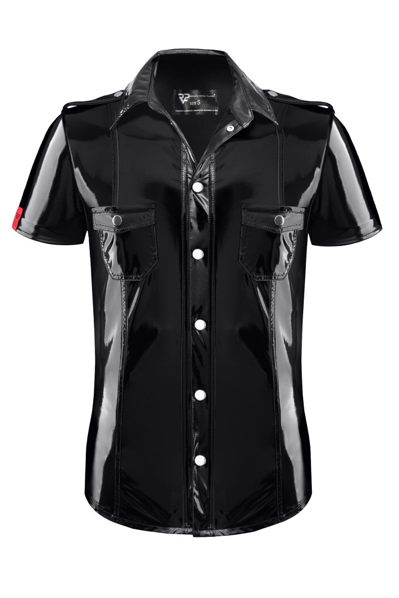 PVC Herren T-Shirt RMLeonardoPVC schwarz - 2XL-0