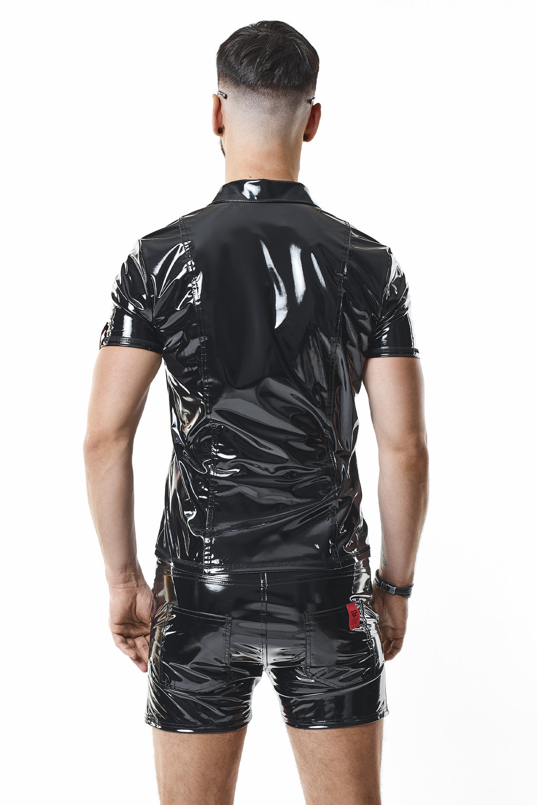 PVC Herren Polo Shirt RMRoccoPVC schwarz - 2XL-3