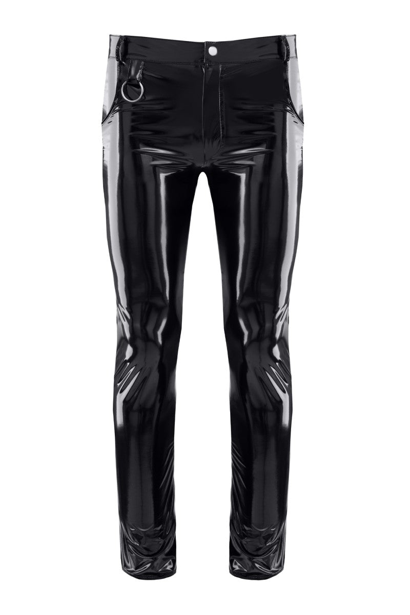 schwarze Lack Herren Hose RMPiero - 2XL-0
