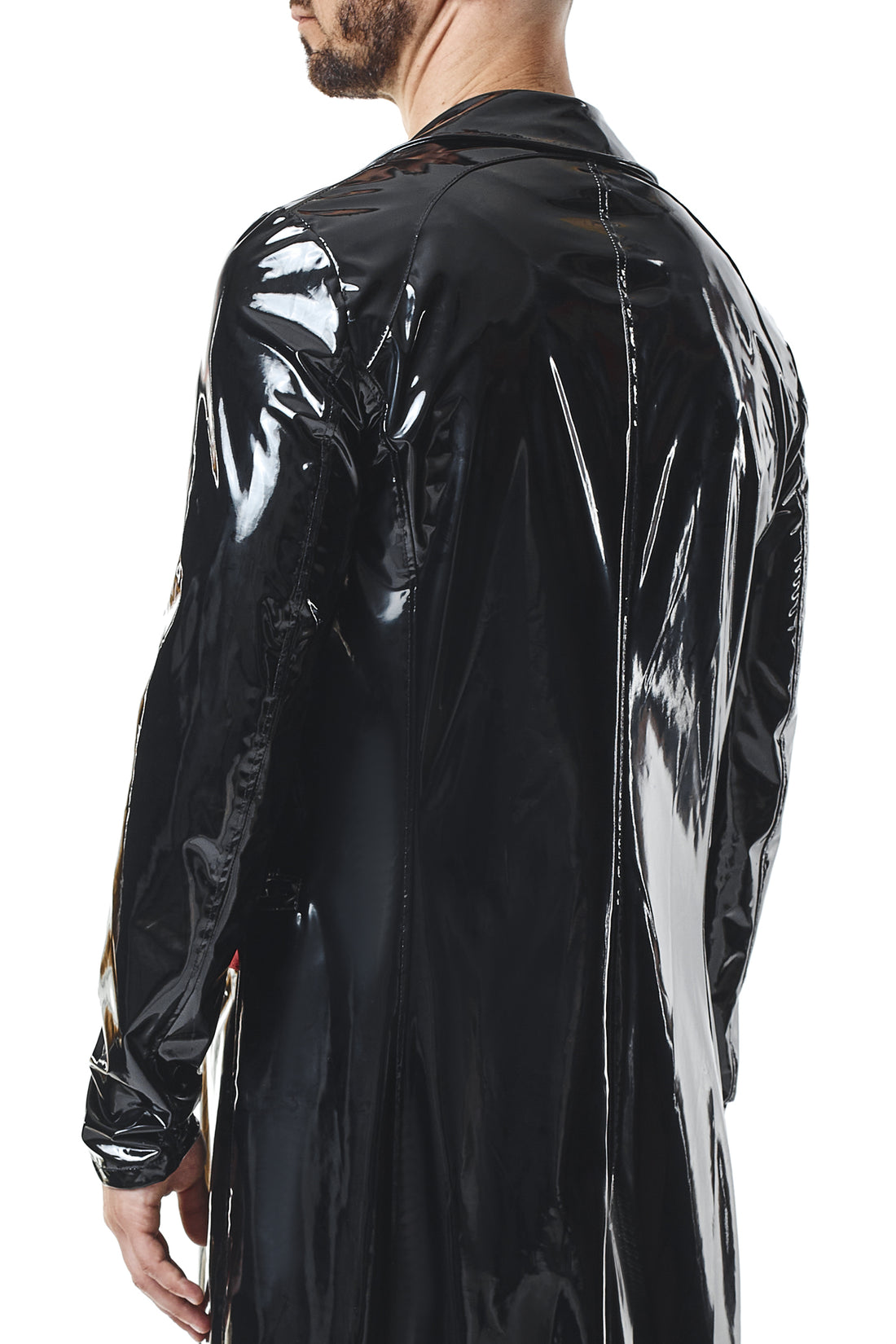 halblanger Herren Lack-Mantel RMStefano - 2XL-5