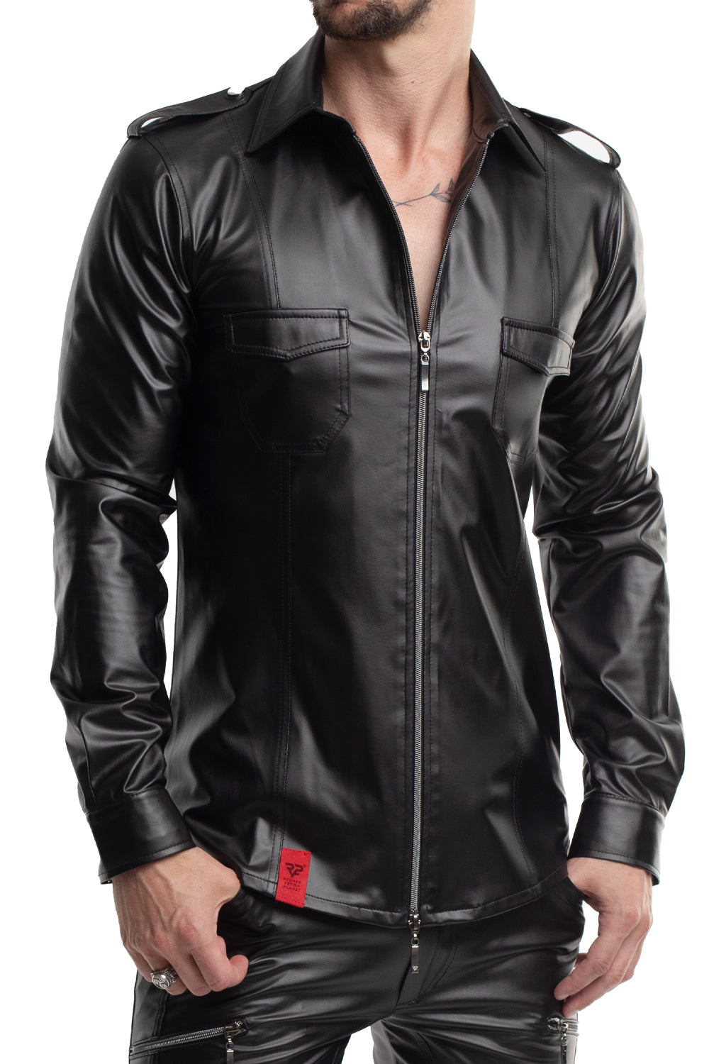 langarm Herren Shirt RMNatale001 schwarz - 2XL-2