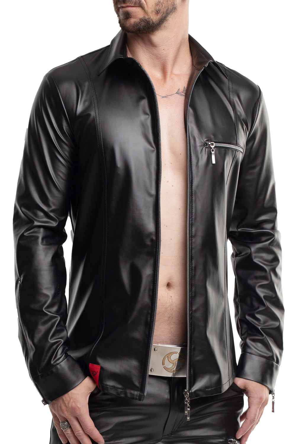 langarm Herren Shirt RMPasquale001 schwarz - 2XL-3