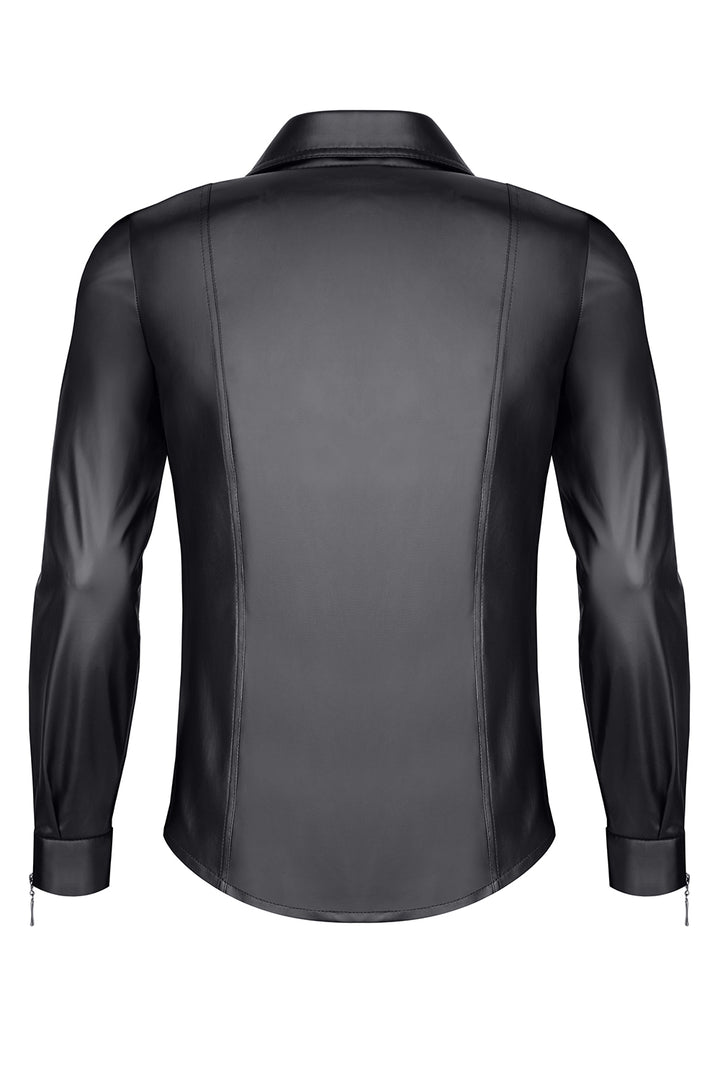 langarm Herren Shirt RMPasquale001 schwarz - 2XL-1