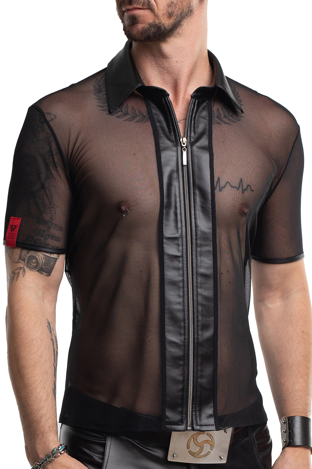 Herren Polo-Shirt RMUgo001 schwarz - 2XL-2