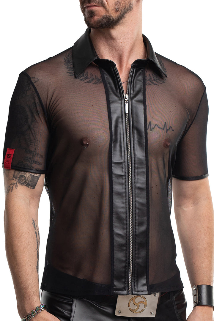 Herren Polo-Shirt RMUgo001 schwarz - 2XL-2