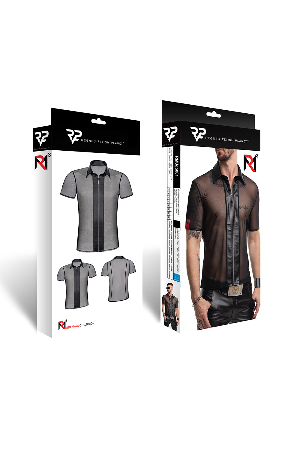 Herren Polo-Shirt RMUgo001 schwarz - 2XL-6