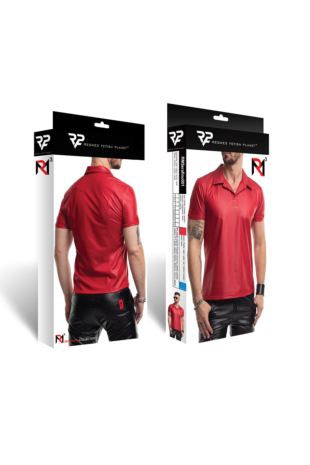 Herren T-Shirt RMSerafino001 rot - 2XL-6