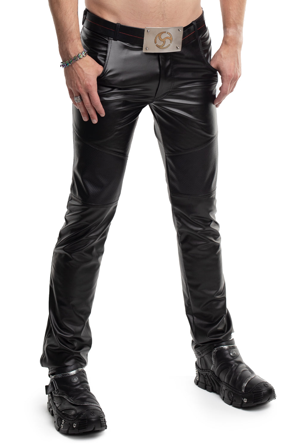 lange klassische Herren Hose RMVitale001 schwarz - 2XL-2