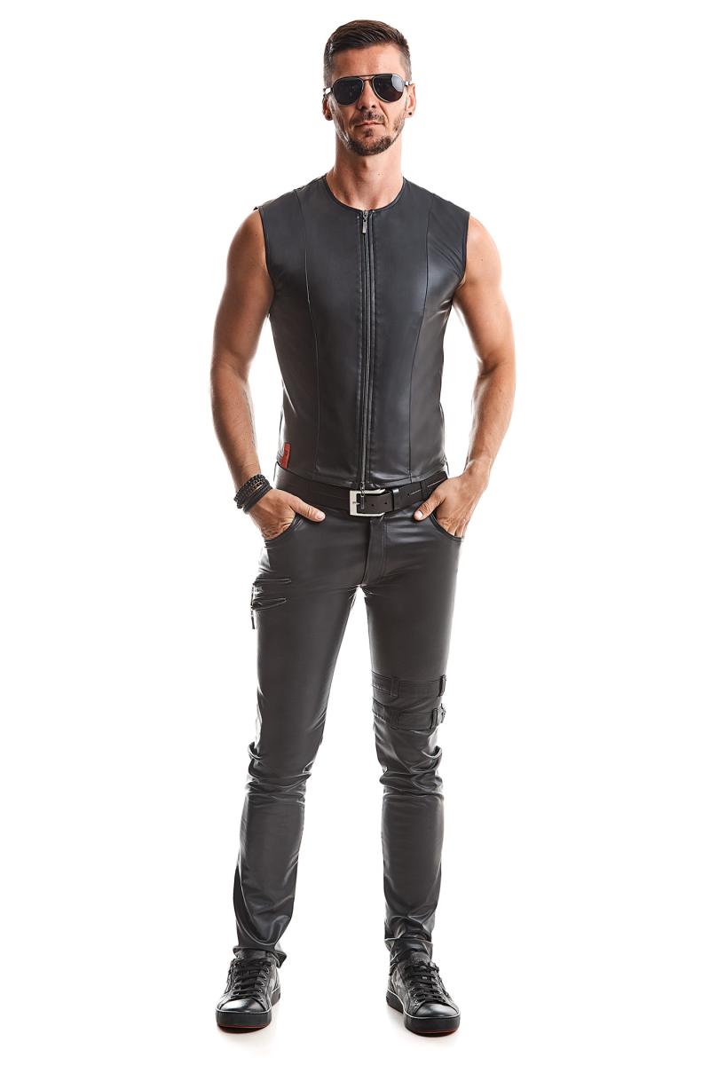 Outfit-Kombi: RFP Weste mit Wetlook-Hose für Fetish Events oder Clubwear