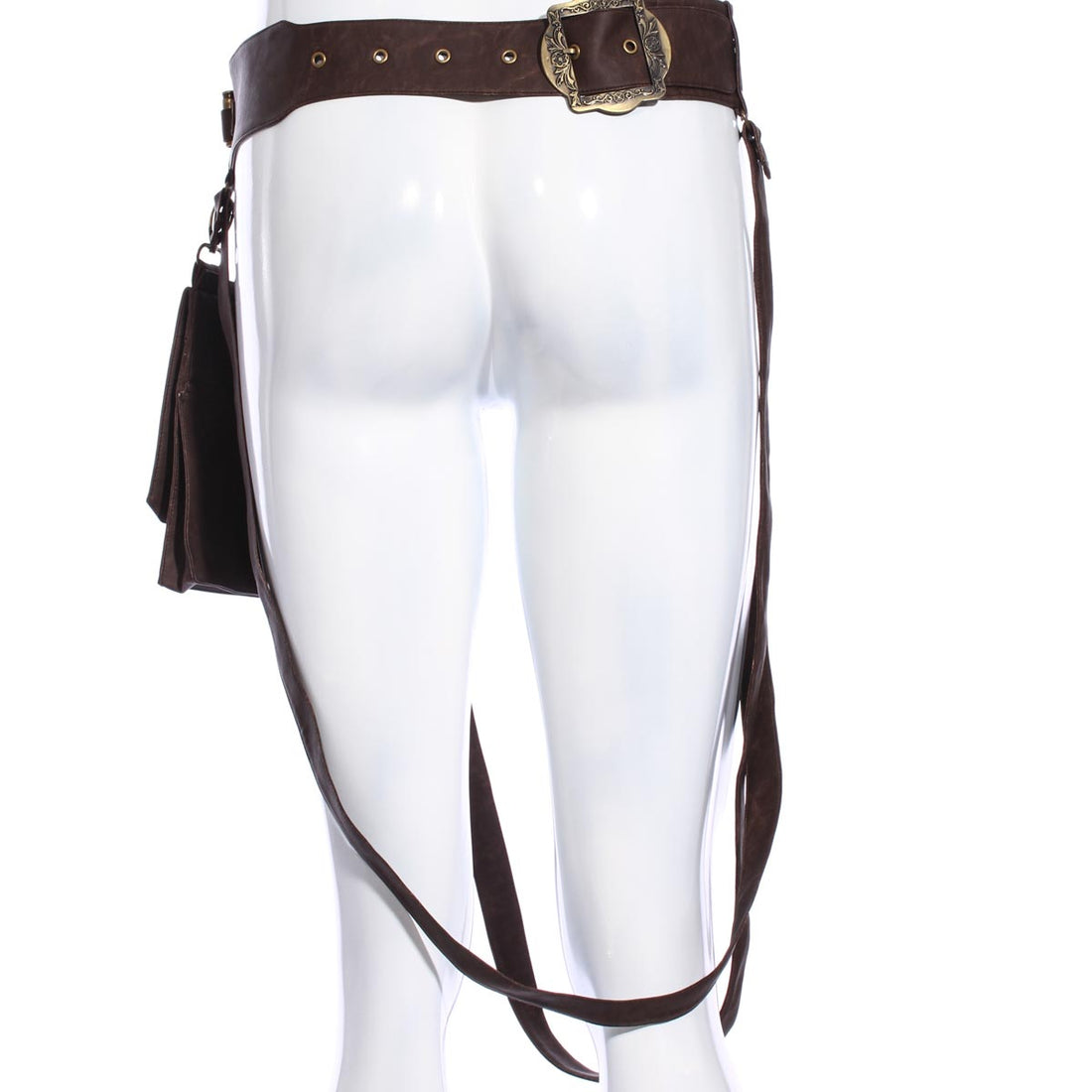 Steampunk Hüftgürtel mit Tasche & Patronenhülsen – RQ-BL.