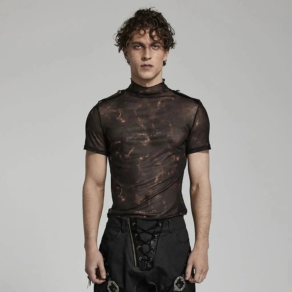 Punk Rave Doomsday Mesh T-Shirt Frontansicht