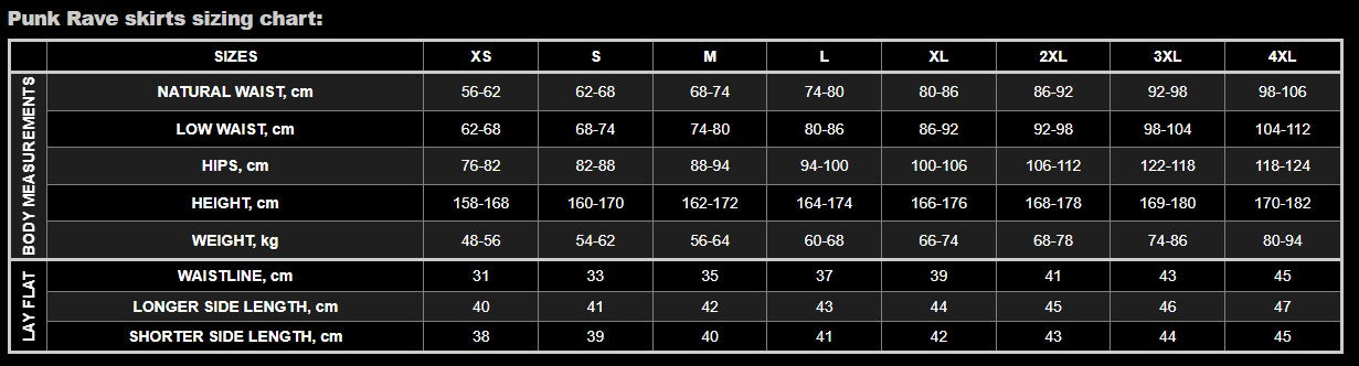 Punk Rave – Rebellious pleated skirt with leather edge &amp; dominant buckle look 